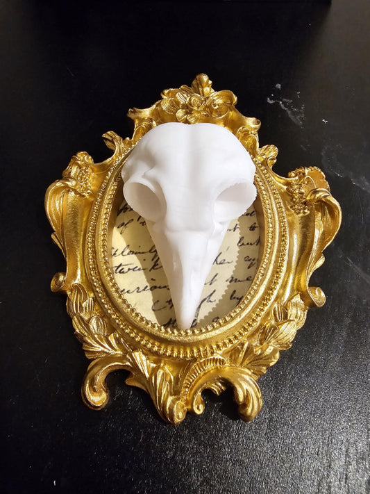 Deadhead - Owl Skull Gold Frame