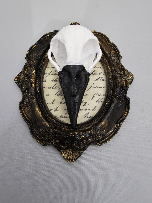 Deadhead - Raven Skull Black/Gold Frame