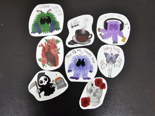 Gothic Cute stickers